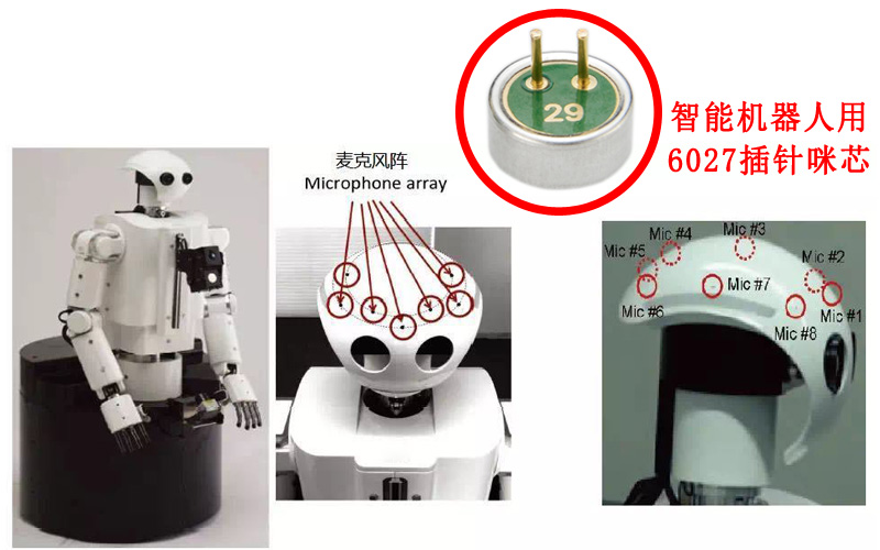 機(jī)器人用的麥克風(fēng)咪芯案例展示